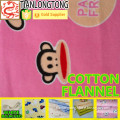 Craft flannel print fabric Custom digital printed cotton fabric